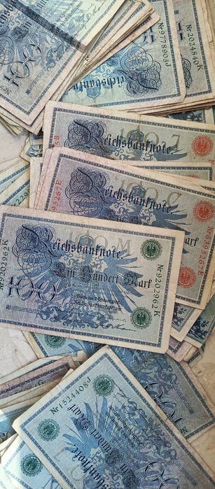 Banknot 100 marek 1908