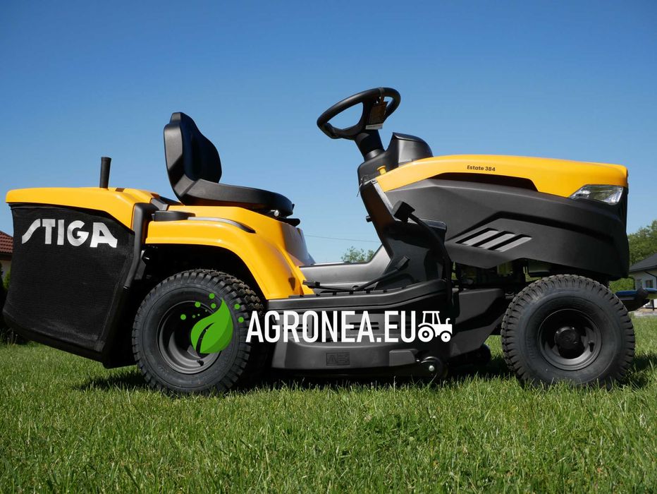 STIGA Traktor kosiarka NOWA 384 spalinowa kosz 240l Promocja 2026  dostawa nie Sthil husqvarna Cedrus Raty 0% bez wpłaty Gotowa do pracy HIT Zadzwoń