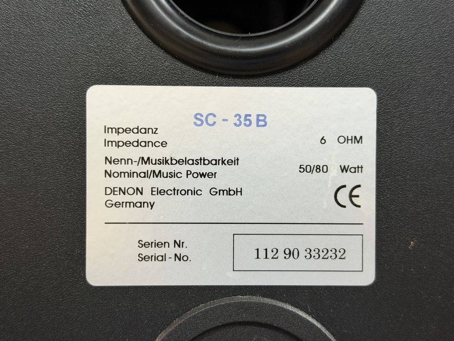 ‼️ Kolumny podstawkowe Denon SC-35B monitory,Audio Room