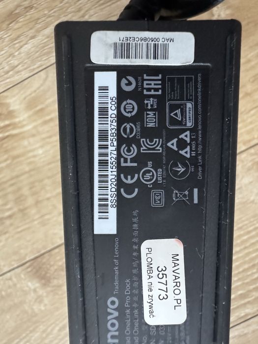 Stacja Dokująca LENOVO ThinkPad OneLink Pro Dock
