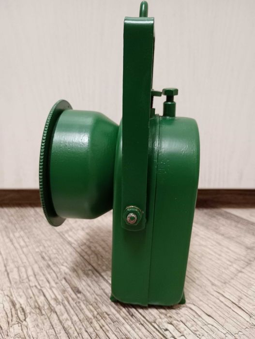 Zabytkowa lampa górnicza, kolejowa