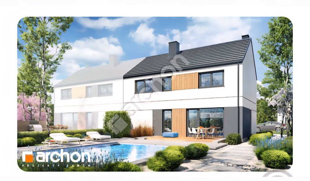 SEDRANKI - gotowy dom 81 m2 + garaz