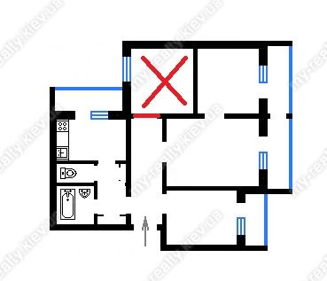 Здається в довгострокову оренду 3-кімнатна квартира в Києві, Оболонь