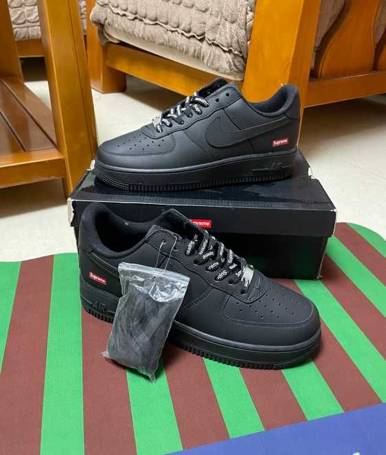Buty Air force 1 Supreme Czarny rozmiar 40 Nowe