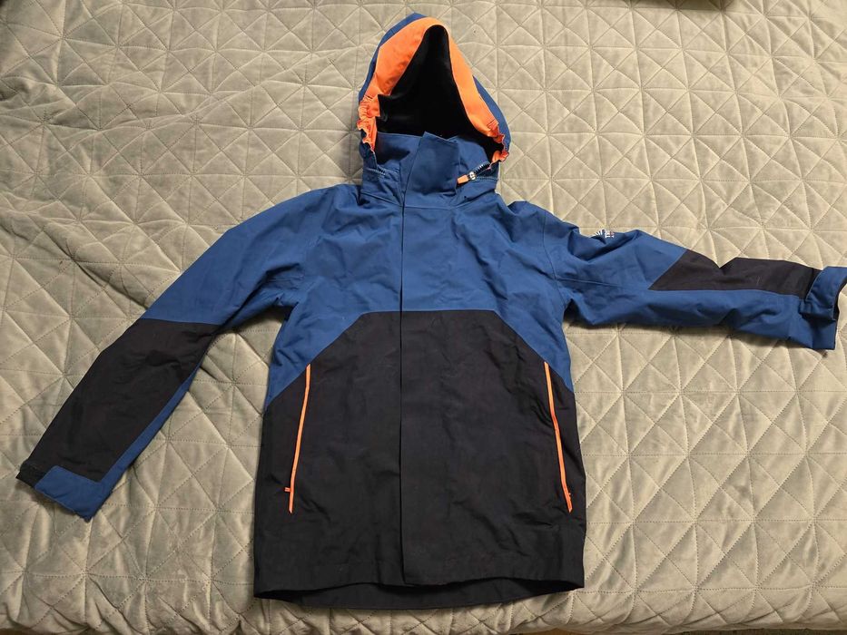 kurtka wodoodporna żeglarska, kurtka przeciwdeszczowa 140-150