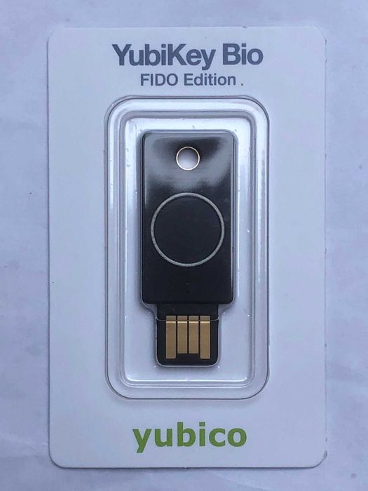 Yubikey BIO. Klucz sprzętowy MFA na USB-A , nowy