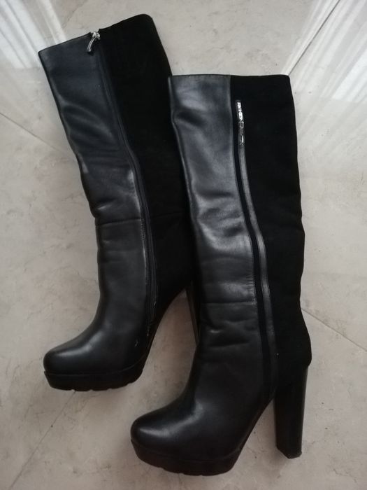 Чобітки зимові, комбіновані