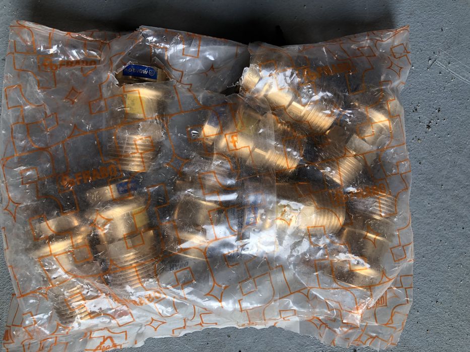 Złączki miedziane, różne rozmiary, Niemiecka firma 2.06 NOWE CENY