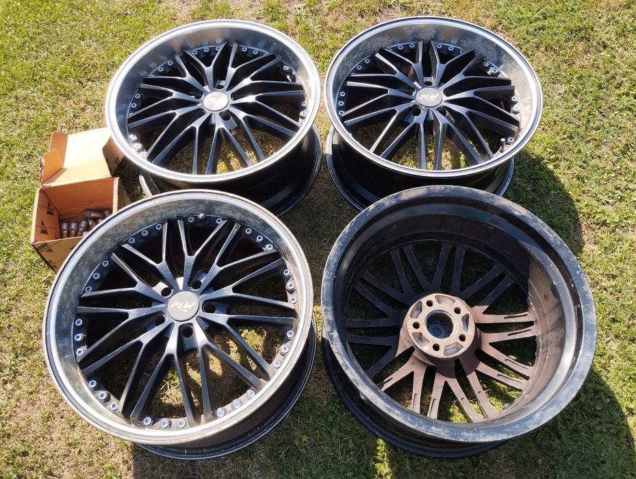 Felgi PLW 18" 5x100 8J ET35 komplet Vw Skoda Seat KBA 47881 plus śruby