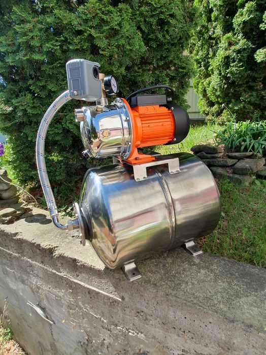 Насосна станція 1,5 kW JY1000 нержавійка бак (ТІЛЬКИ ДОСТАВКА ПОШТОЮ)