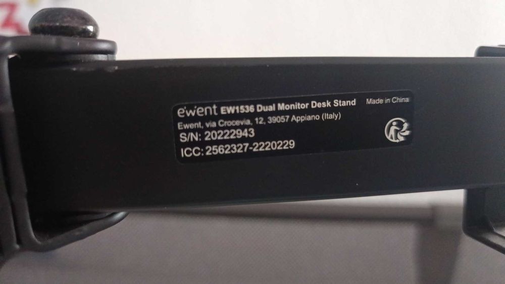 Suporte 2 Monitores Ewent até 32"