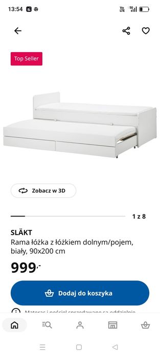 Łóżko IKEA släkt