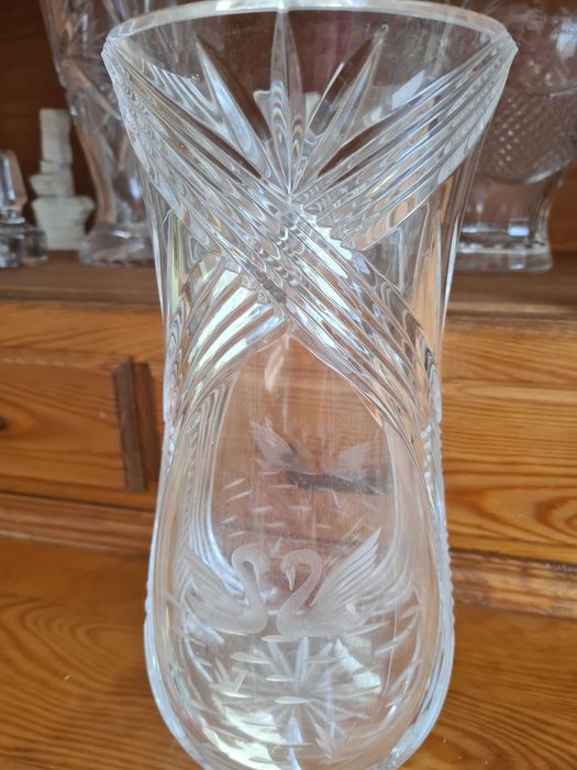 Kryształy z PRL - wazony, misy i inne