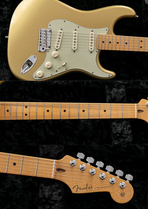2009 Fender Custom Shop Deluxe Stratocaster in HLE Gold