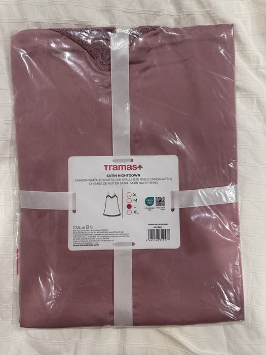 Camisa de dormir em cetim da TRAMAS numero L