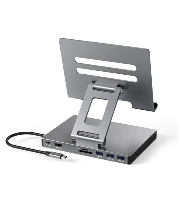 NXPGKEA USB-C концентратор, адаптер для iPad Pro M4 M2 M1 13 12.9 11-дюймовый iPad Air, складная док-станция с HDMI, поддержкой 4K 60 Гц, зарядкой PD