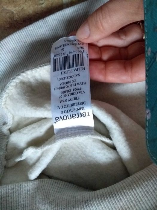 Bluza z kapturem kotek Terranova S jak nowa