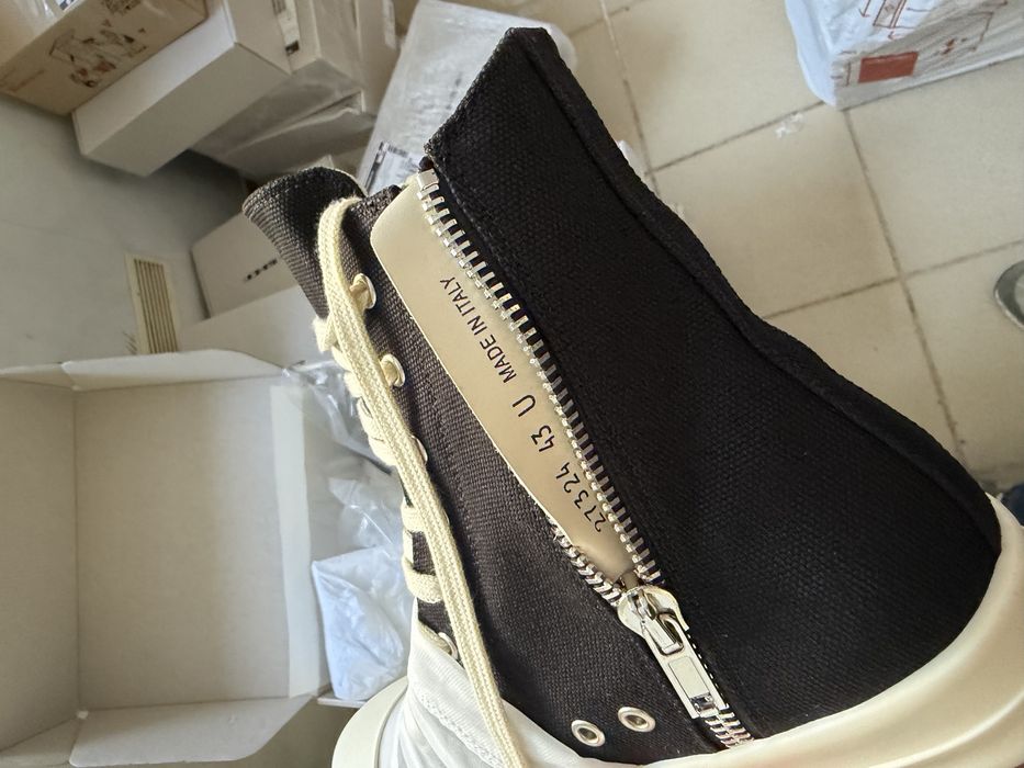 Нові Кеди Rick Owens Ramones High Wrap DRKSHDW/Hustler Ramones/size 38-45/ Преміум якість!