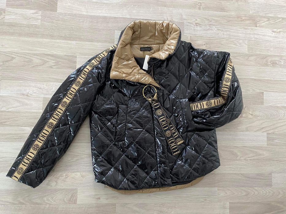 Kurtki cocomore czarne 3 kolory kołnierza