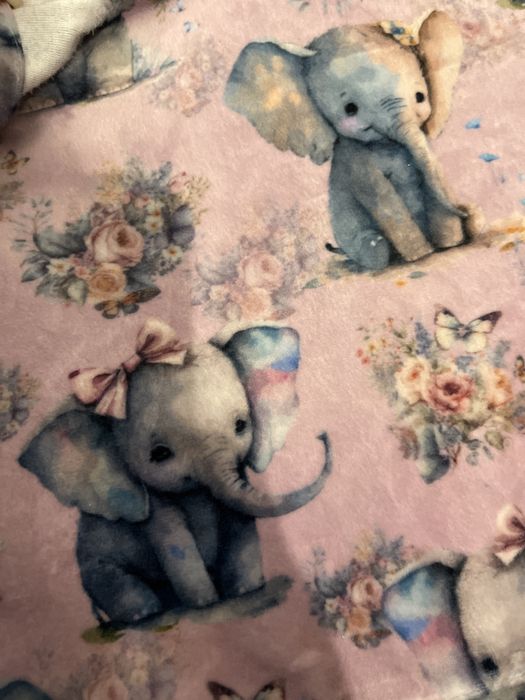 Bluza welurowa Taniko rozmiar 110 słoniki