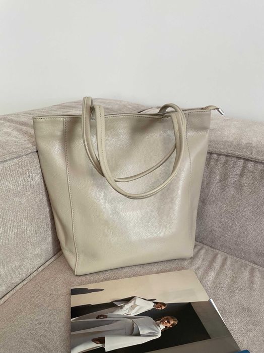 Велика шкіряна сумка шопер Італія