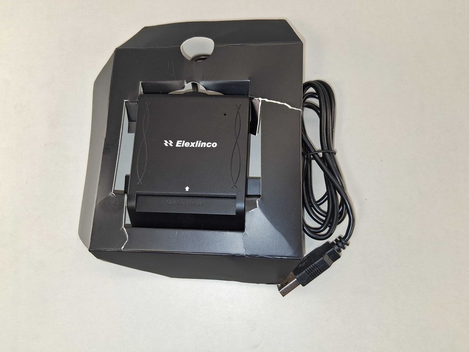 N204 Czytnik Kart SIM Smart ID Elexlinco USB Adapter Nowy