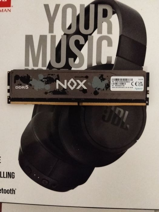 Memória RAM Apacer NOX 16GB DDR5 6000MHz