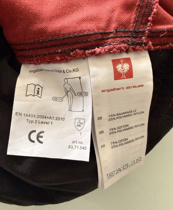 Mocne spodnie Engelbert Strauss e.s roughtoug, rozm 58 short