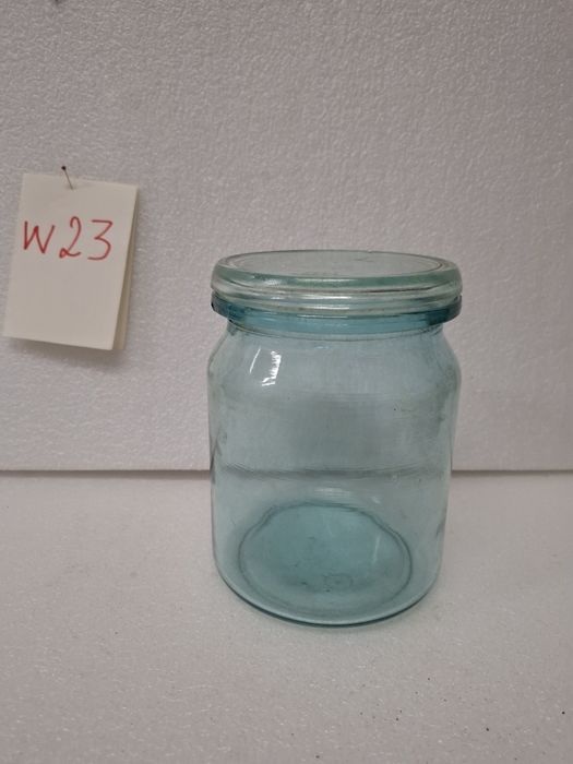 Słoik wek  szafirowy Pieńsk prl