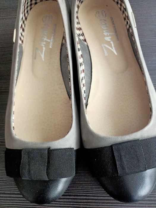 Balerinki baleriny zapato buty r. 37 z kokardką