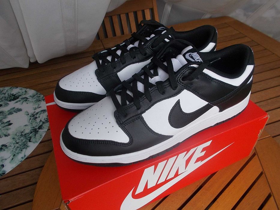 (r. Eur 46) Nike Dunk Low White Black DD1391,-100 Jordan 1 Dunk Panda