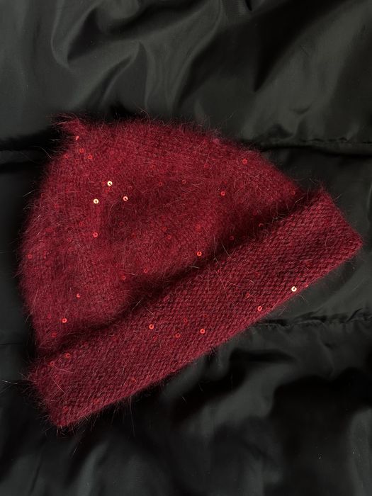 Набір шапка та мітенки з ангори