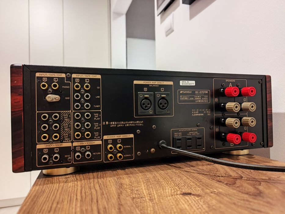 Wzmacniacz SANSUI AU - α 707 DR made in Japan, Alpha, świetna integra