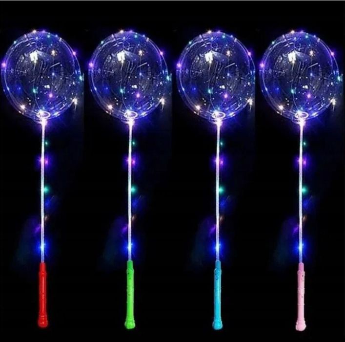 200 x balon LED świecący cały zestaw komplet