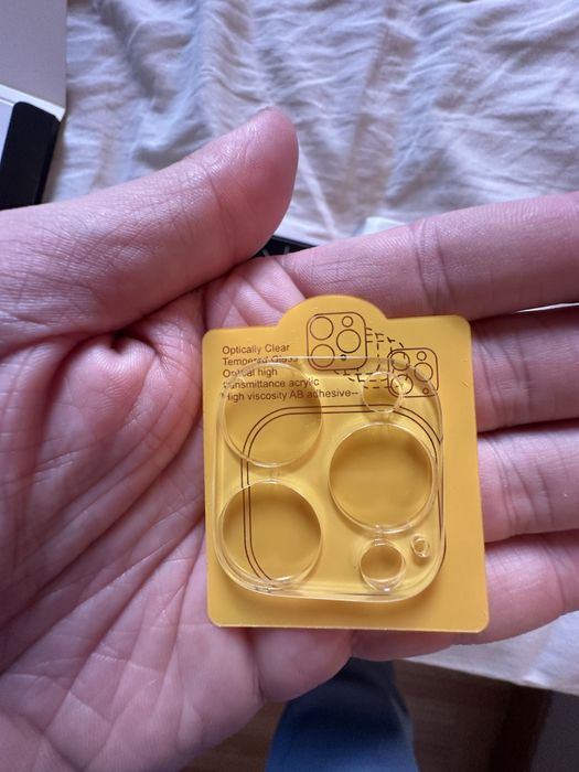 Proteção de câmera vidro temperado iPhone 16 Pro/Max