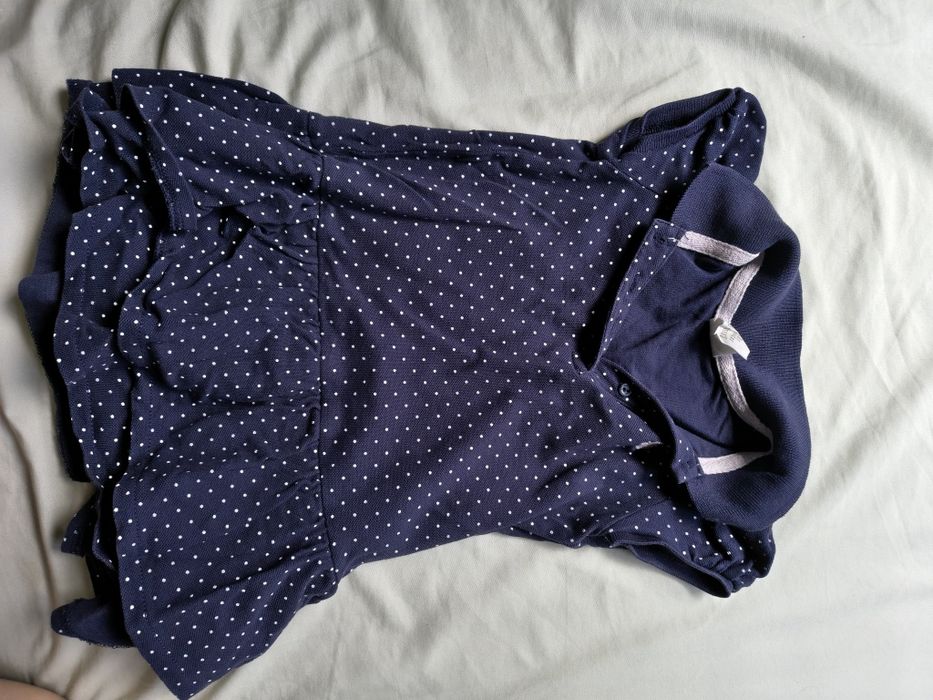 Paczka ubrań dla dziewczynki sukienki body pajacyki bluzy 80/86
