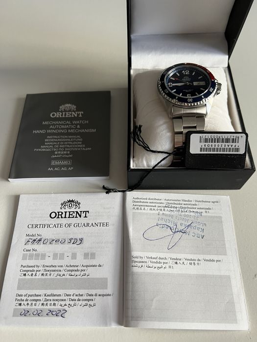 Zegarek Orient Mako II FAA02009D9