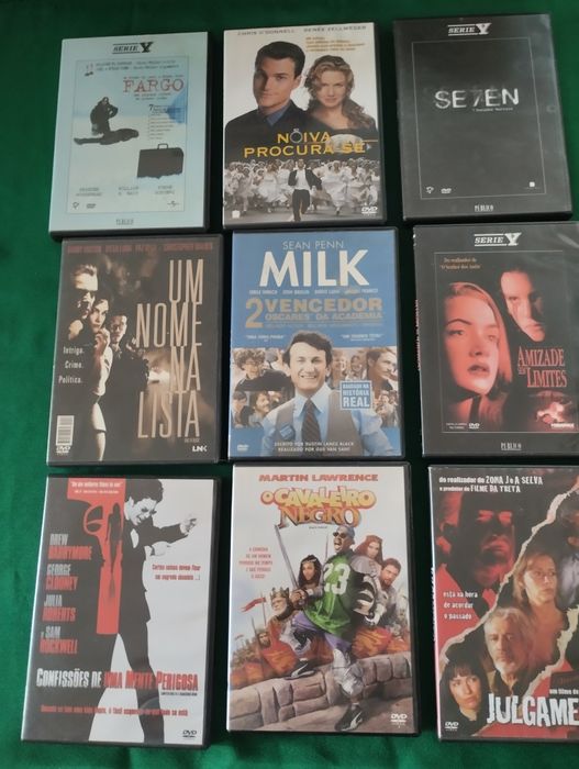 Filmes variados em DVD