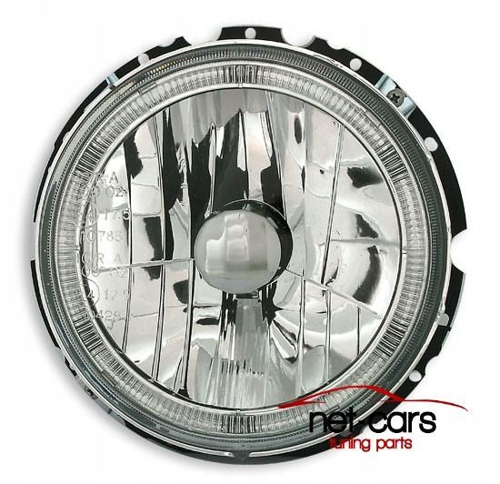 Reflektory lampy przód VW GOLF I 1 74- 91 Angel Eyes Chrom HB Cabrio