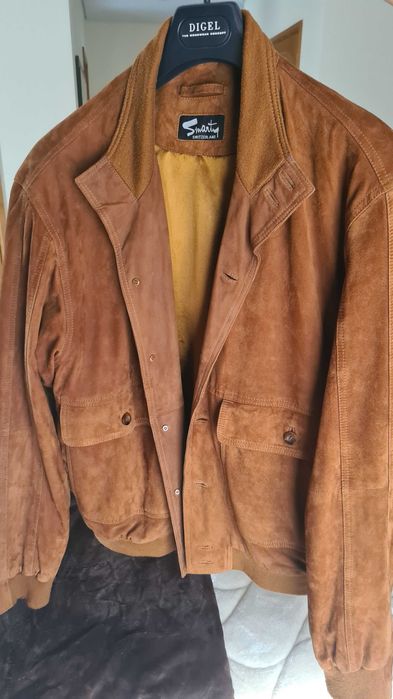 Casaco homem camurça