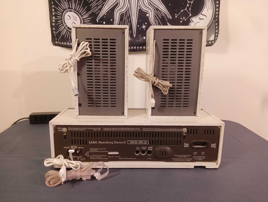 Amplituner SABA Meersburg Stereo G z kolumienkami