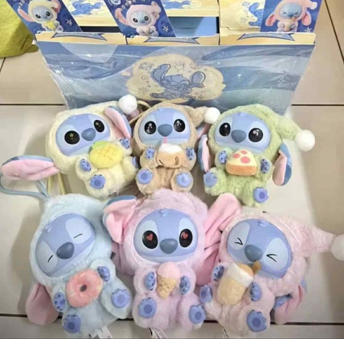 Labubu Stitch Disney, 17cm + gratis