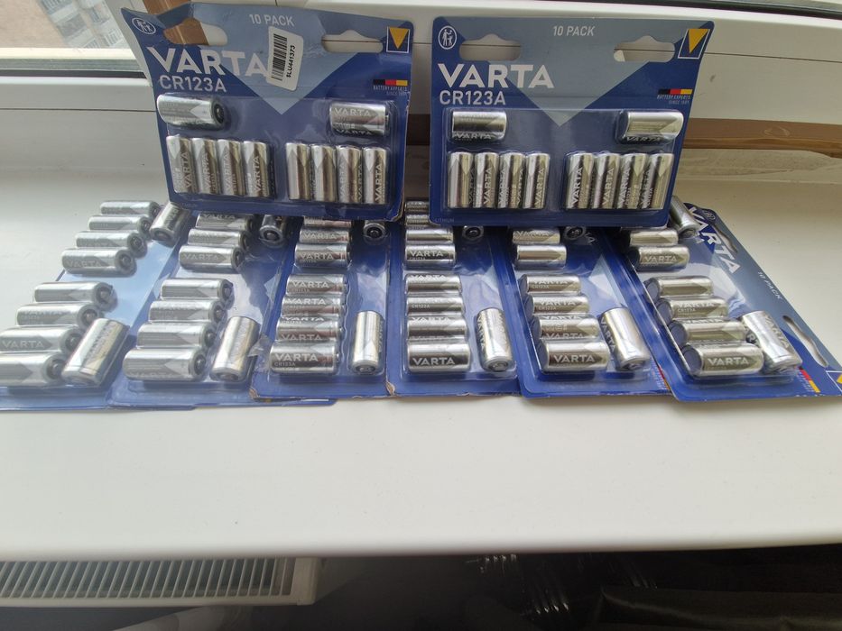 Varta 123a нові по 10шт