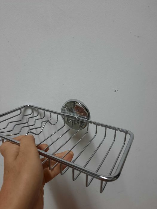 Saboneteira em inox muito bom estado