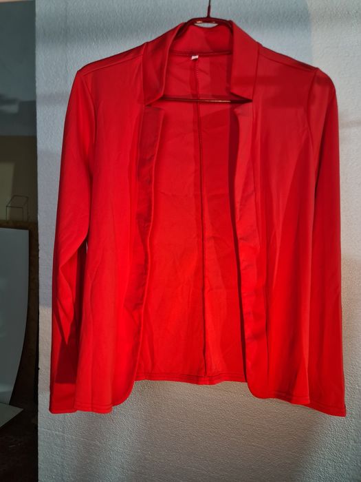 Casaco senhora vermelho L