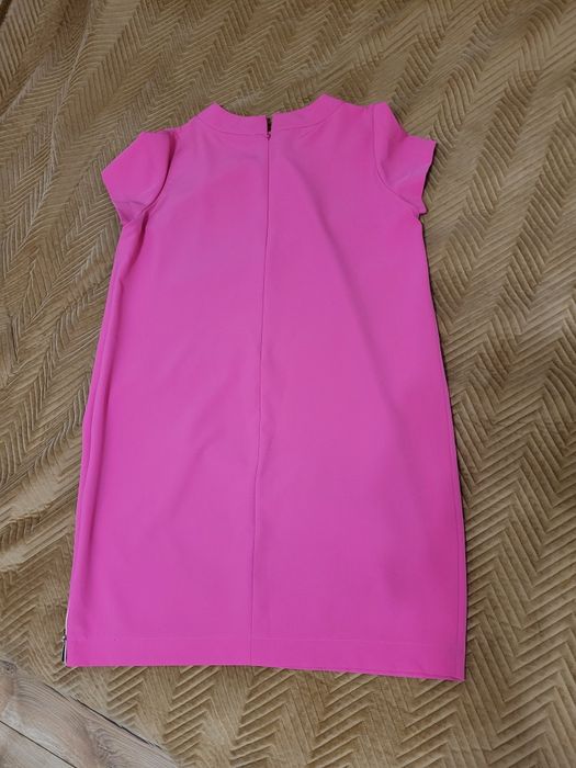 Sukienka z suwakiem na boku, na wesele, do pracy, rozm. 46