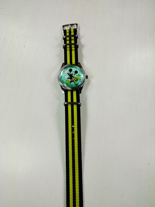 2 x zegarek Roamer Mickey Mouse Myszka Miki mechaniczny nakręcany vintage