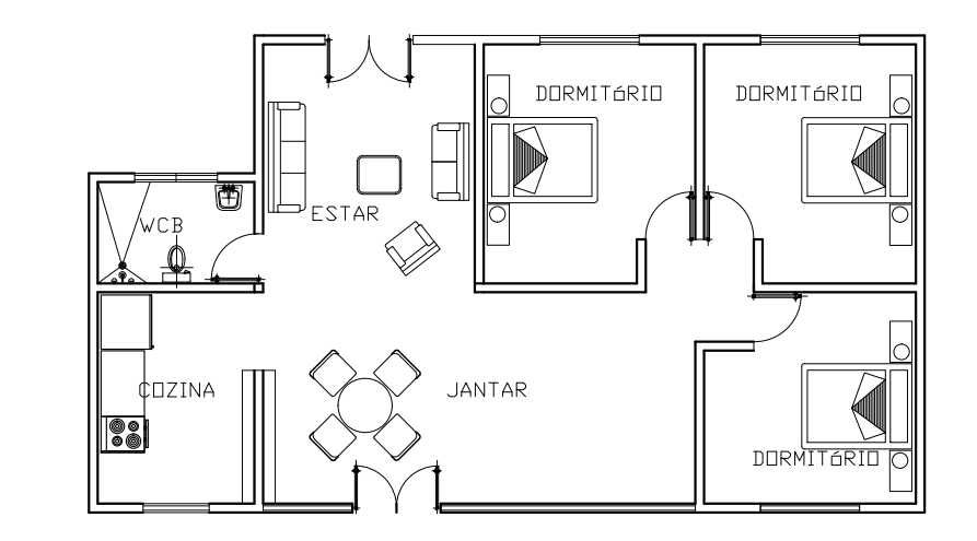 Fachadas Modernas - Planta Baixa - Vistas - Projetos de Casas