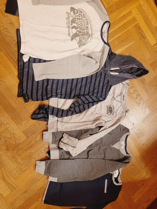 Mega paka dla chłopaka bluzki, bluzy, jeansy, piżamy 146 152 164