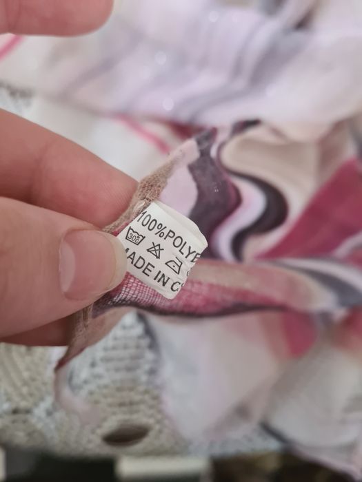 Chusta w mazy z brokatem